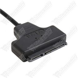 Cable USB 2.0 to SATA 22Pins pour disque dur 2.5