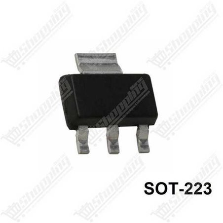 Régulateur de tension ajustable AMS1117 ADJ 1A SOT-223