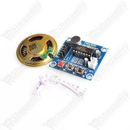 Module d'enregistrement vocal ISD1820 avec microphone et haut-parleur