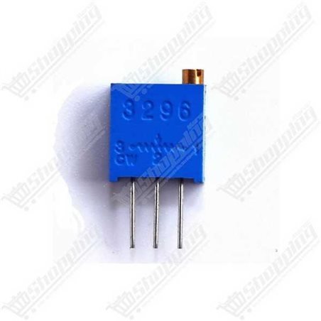 Potentiomètre trimmer multitours 3296W 50 Ohms