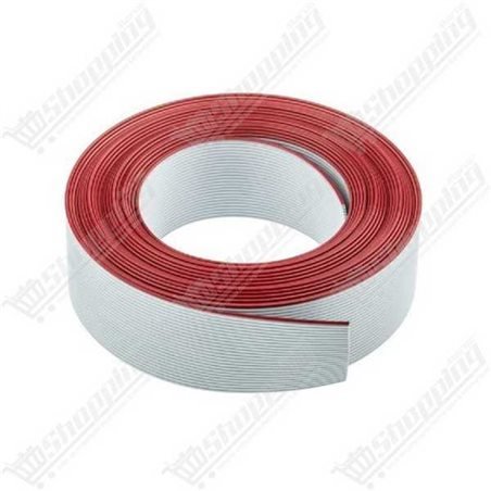 Câble nappe 20 voies pas 1.27mm gris - 1 mètre