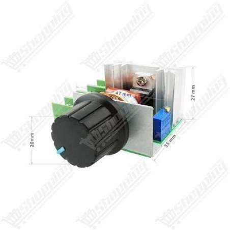Régulateur de tension et variateur de vitesse SCR 2000W AC 220V