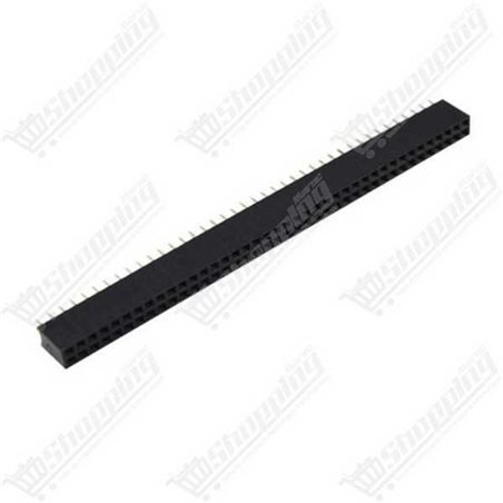 Barrette Sécable Femelle 2x40 Broches Double Rangée Pas 2.54mm