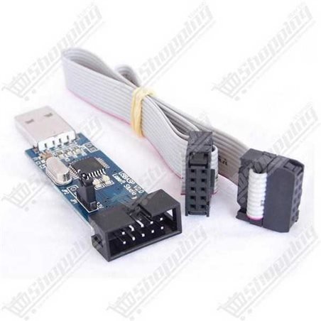 Programmateur USBASP v2.0 USBISP pour Microcontrôleurs Atmel AVR compatible Windows