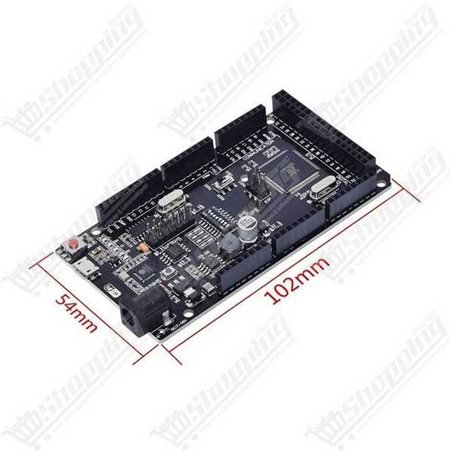 Mega 2560 R3 WiFi (ATmega2560 + ESP8266) avec Convertisseur CH340G