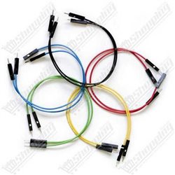 10 Jumper Cable DuPont F/M 20cm 2.54mm