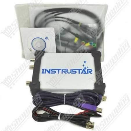 Oscilloscope numérique USB INSTRUSTAR ISDS205A, 2 canaux, 20 MHz, 48 MSa/s