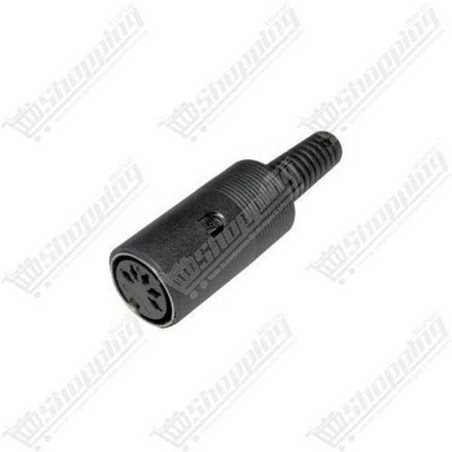 Connecteur DIN 5 pins femelle plug jack with plastic