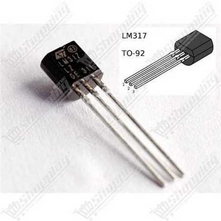 Régulateur de tension ajustable LM317L TO-92