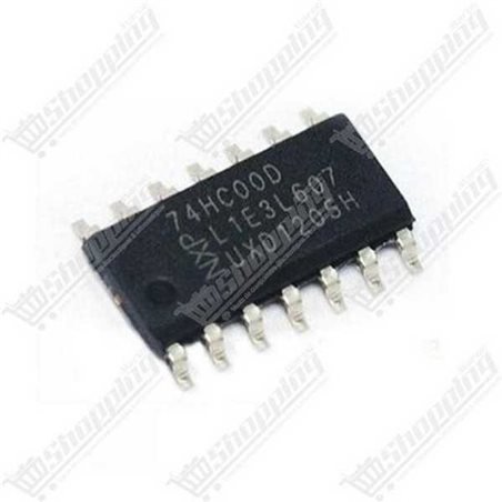 Circuit Intégré 74HC00D SMD SOP-14 Quadruple Porte NAND à 2 Entrées